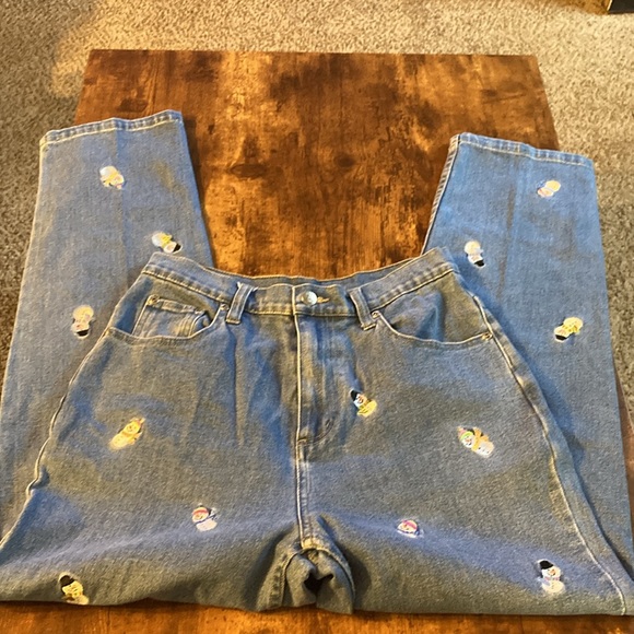 Quacker Factory MOM snowman jeans size 10 Runs small - Picture 4 of 8